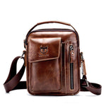 Luxury Genuine Leather Crossbody Bag - 4 Colors