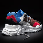 MERCY RX97 Chunky Leather/Mesh Sneakers - Multi