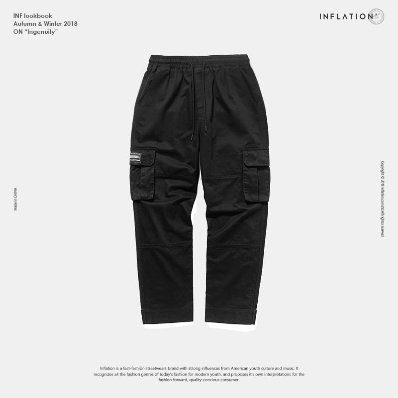 W7567 Ankle Strap Cargo Pants